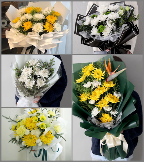 广东梅州市五华县岐岭镇清溪村白事花束代送